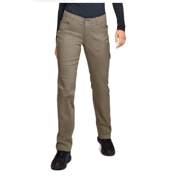 NWT Under Armour Storm Women's 14 Enduro Pant Bayou Tan Water Repellent - Picture 2 of 16